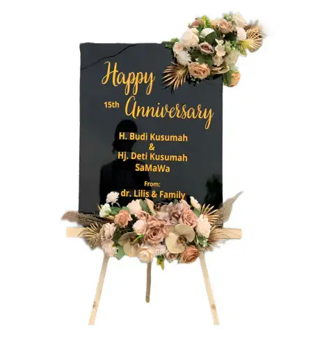 Papan Bunga Akrilik Tempat Akad Nikah Cibinong